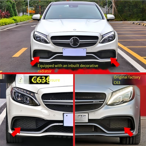 Adatto per la modifica di Mercedes-Benz classe C W205 modelli C260 C200 per installare il Kit paraurti C63AMG compresi i paraurti - Product Image 3