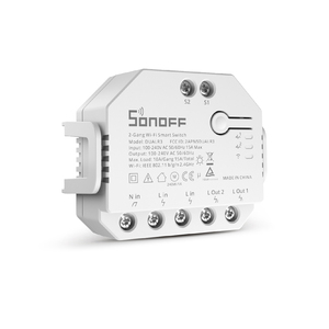 Factory Wholesales EWeLink APP for Sonoff Wifi Smart Dual <strong>R3</strong> Switch Two Way Power Metering 2 Switch <strong>Remote</strong> Control Switches&quot; - Product Image 1
