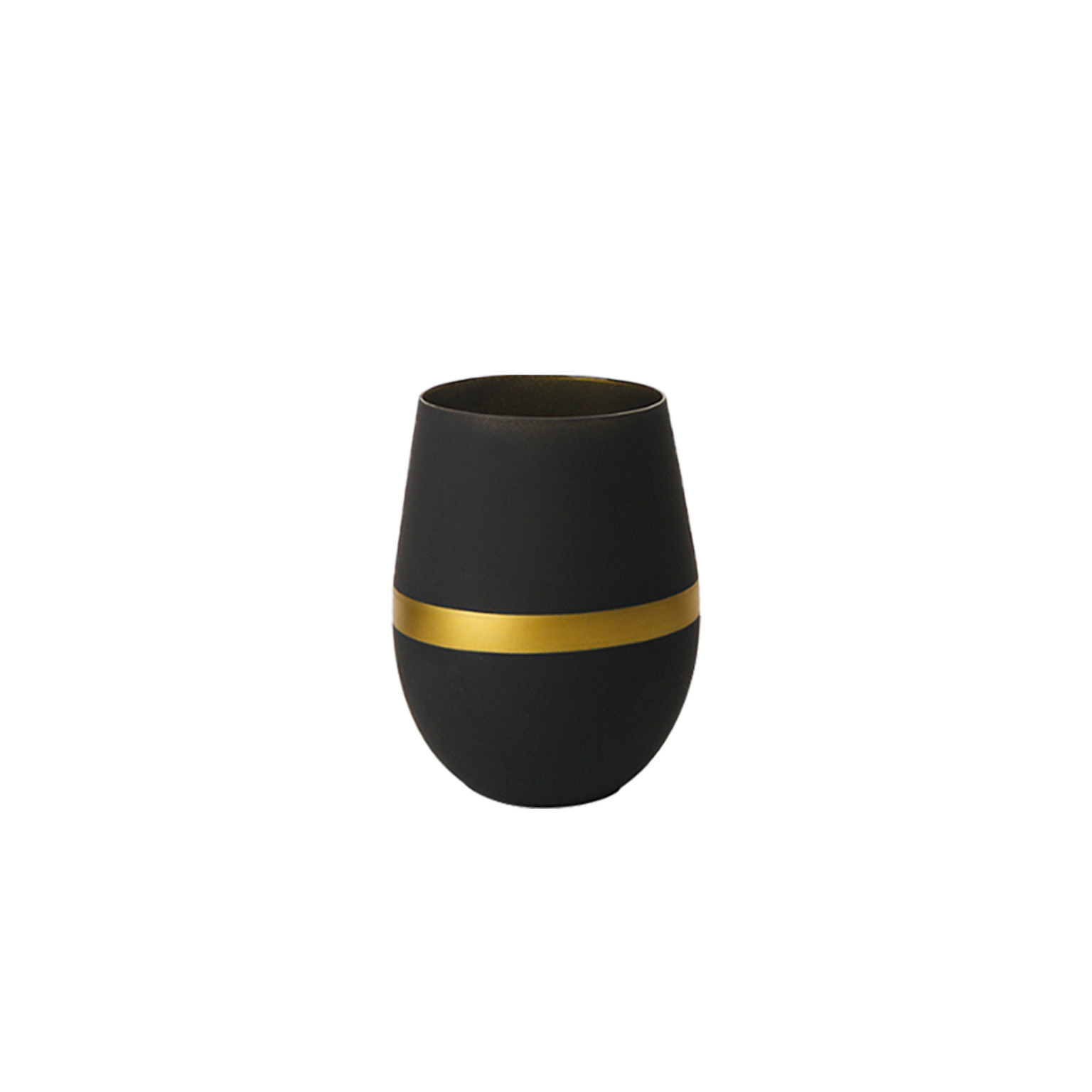 Egg-shaped tumbler