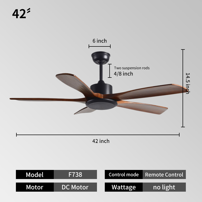 42 pouces-Noir + couleur noyer