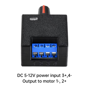 DC5-<strong>12V</strong> 2A <strong>PWM</strong> Motor <strong>Speed</strong> <strong>Controller</strong> 5V 6V <strong>12V</strong> Computer Violent Fan Motor Modification DIY Water Cooling Radiator 1%-100% - Product Image 6