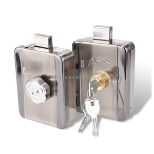 Cerradura eléctrica de Metal de 12V CC, cerradura de puerta, sistema de Control de acceso, cerradura de borde de puerta integrada para intercomunicador de timbre inteligente - Product Image 3