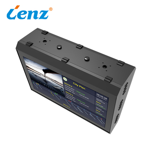 Özelleştirilmiş yolcu bilgi ekranı terminal otobüs durağı lcd ekran