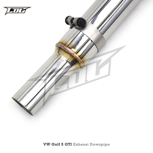 VW GOLF V/5 GTI 2004-2009パフォーマンスチューニングエキゾーストヘッダーチューブフロントパイプ用のカスタムエキゾーストダウンパイプ - Product Image 5