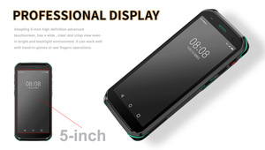 Henex Handheld PDA robusto 4G Wifi BT sem fio 2D <span class=keywords><strong>Barcode</strong></span> <span class=keywords><strong>Scanner</strong></span> Interface USB CMOS Fonte de luz Digitalização manual Smart Usado Stock