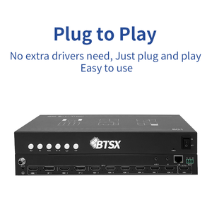 8-Input 4 k60 Multi-Viewer | Soluzione flessibile di gestione AV 4 k60 Multi-Viewer con OSD e telecomando | Bitvisus - Product Image 4