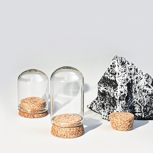 ขวดแก้วก้นกลมขนาด10มล. 20มล. 30มล. 40มล. 50มล. สำหรับการทดลองทางเคมีในห้องปฏิบัติการพร้อมจุกไม้ก๊อก - Product Image 5