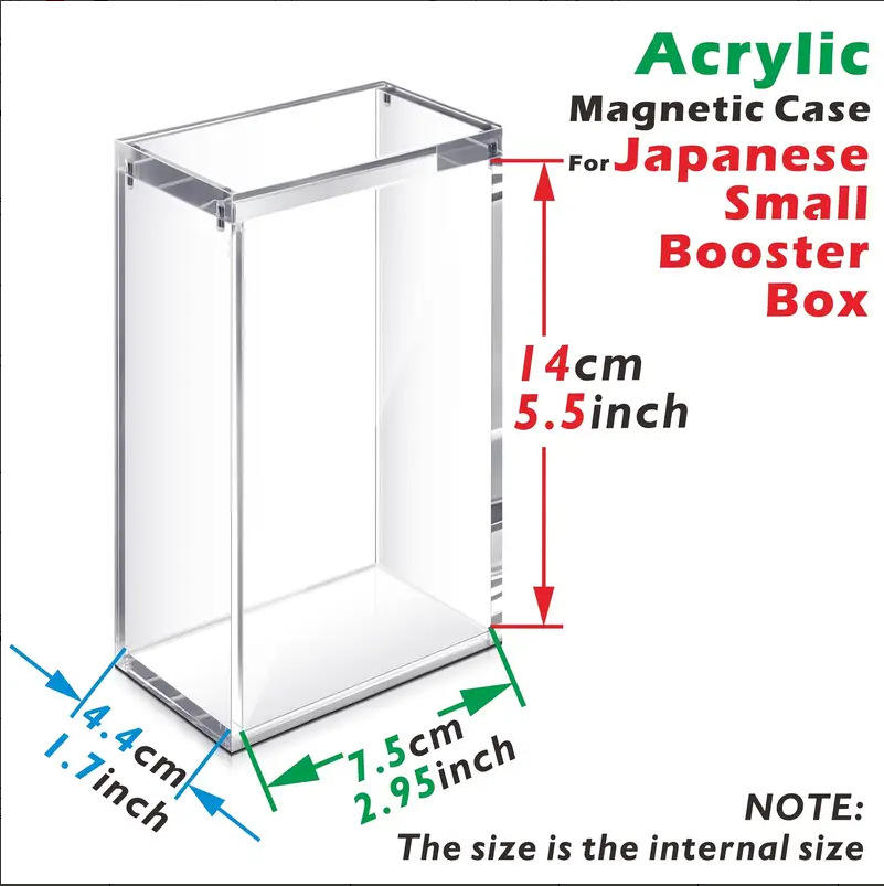 14*7,5*4,4 cm (5 mm d'épaisseur)