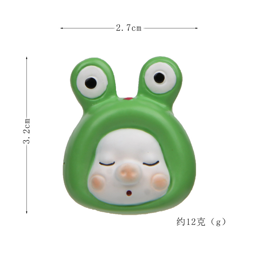 Frog White Pig