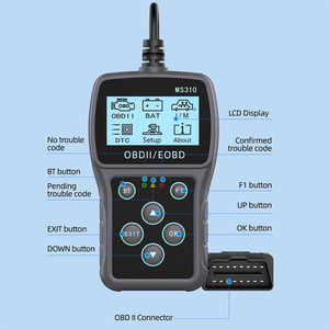 Car Check Engine <strong>Code</strong> Readers and Reset Tool Auto OBDII <strong>EOBD</strong> Diagnostic Scan Tool for All Vehicles After 1996 - Product Image 2