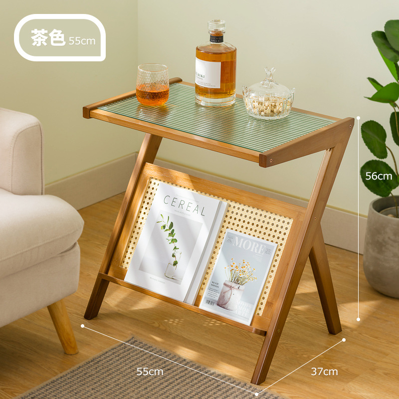 Coffee table, brown color, 55cm