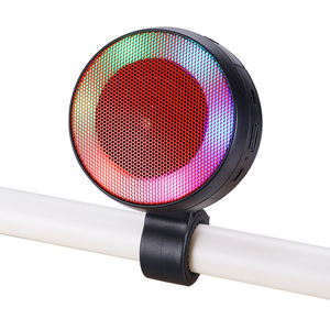 Factory Wholesale F80 Outdoor Portable RGB Wireless Bluetooth Speaker <strong>Cycling</strong> Suspension Speaker Hands-free Calling Subwoofer