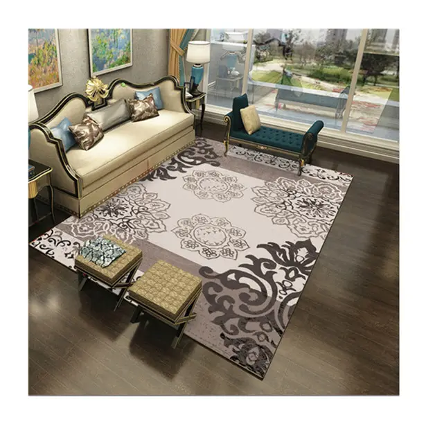 Tappeti e tappeti decorativi per soggiorno in velluto di cristallo di design personalizzato