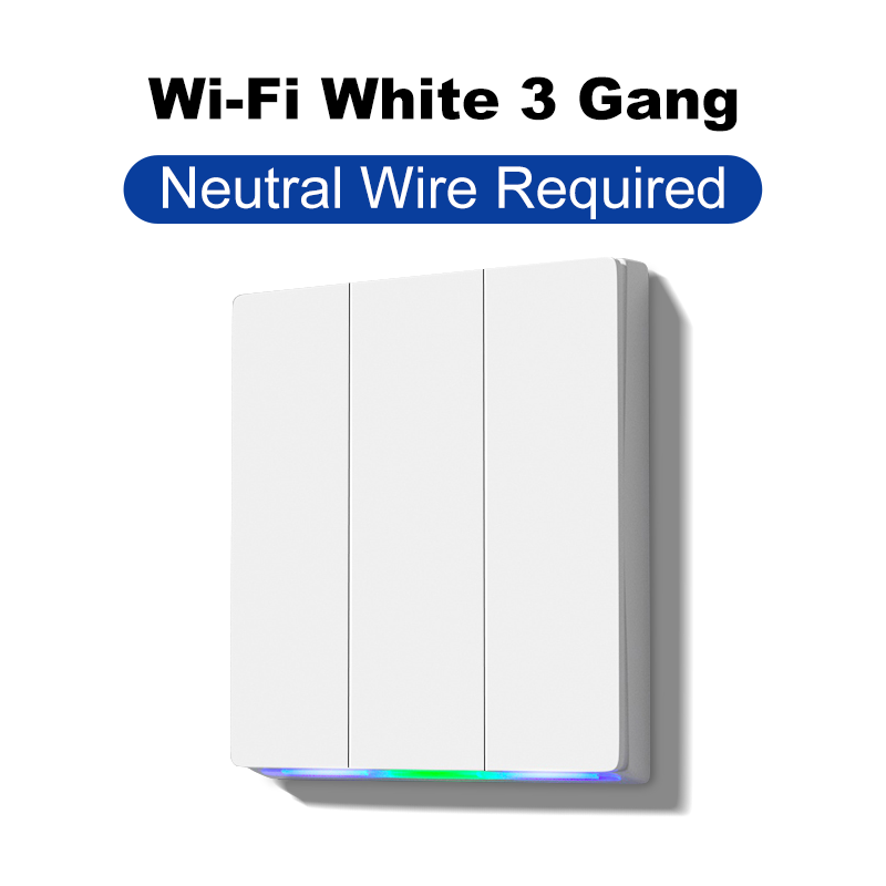 White(WiFi EU-3 Gang)