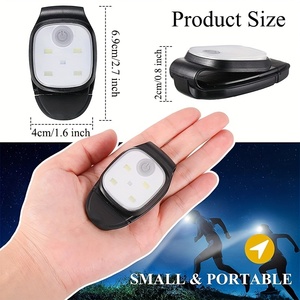 USB充電式ランニングスポーツクリップライト警告安全<span class=keywords><strong>LED</strong></span>ヘッドランプ