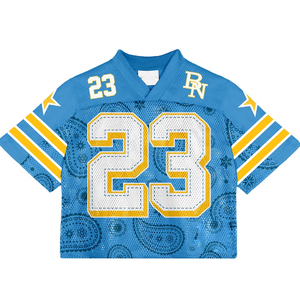 Uniforme de Rugby americano de alta calidad, camiseta de fútbol de malla transpirable, camisetas deportivas de práctica de equipo para hombres y adultos - Product Image 2