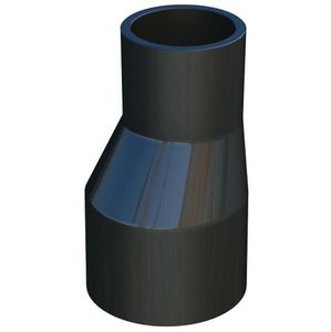 多功能设计定制DN200x160 250x200 315x250水暖废料Hdpe管件偏心减速器