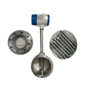 High Accuracy <strong>Output</strong> LPG Fuel Chlorine Natural Gas Flow Meter Air Compressor Steam Air Vortex <strong>Flowmeter</strong> Price - Product Image 1