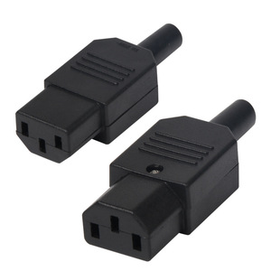 ปลั๊กไฟฟ้ากระแสสลับ125V-250V ช่องเสียบสายไฟ C14 IEC ช่องเสียบปลั๊กตัวผู้3ขา10 15A อุปกรณ์จ่ายไฟฟ้า - Product Image 1