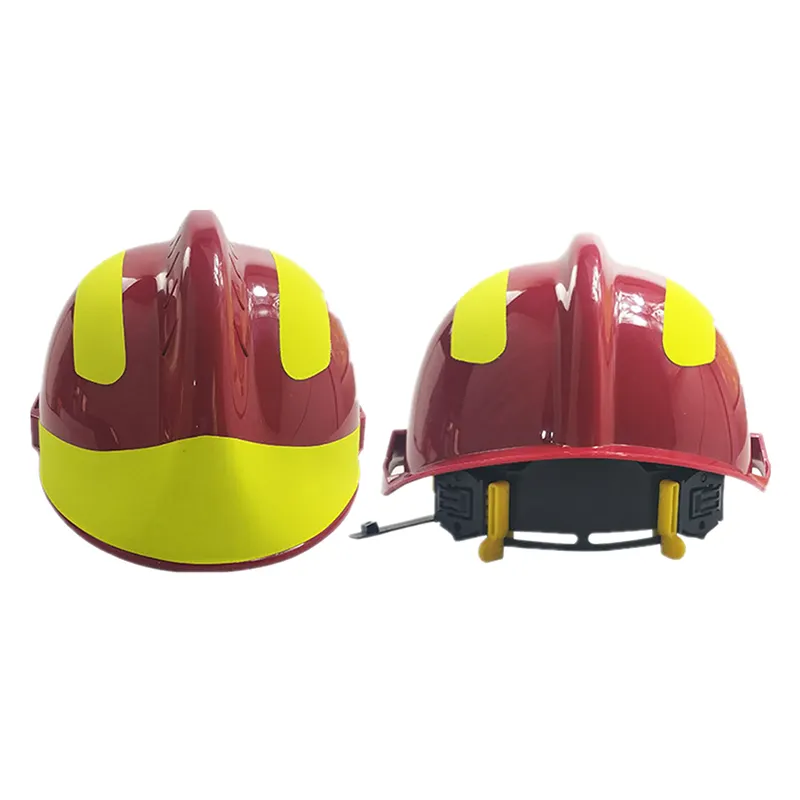 핫 세일 손전등 방화 헬멧 안전 비상 구조 안전 소방 헬멧
