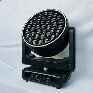 新款上市37X15W/40w发光二极管全彩RGBW变焦移动洗头灯，带环形大蜜蜂眼k20 dmx舞台照明活动dj