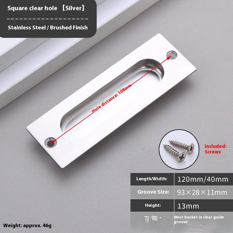 Square hole sliver