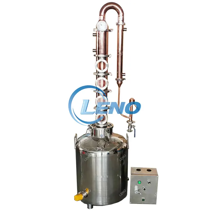 Máquina de destilación de alcohol para fabricación de alcohol, etanol al 96%, 50L, al mejor precio, de acero inoxidable
