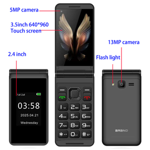 Custom Oem Usa Bands Verizon <strong>T</strong>-mobile <strong>At</strong>&amp;<strong>t</strong> Unlocked Touch Screen 4G Flip Phone Android for Usa - Product Image 6