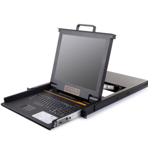 JD1708 1U机架式8端口LCD KVM交换机-17英寸-USB + VGA支持 - Product Image 1
