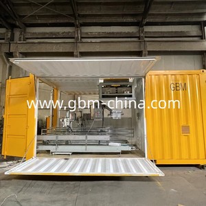 Kunden spezifische Zwei-Linien-Wiege-und Absack maschine im mobilen Container - Product Image 2