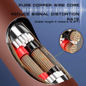 Micrófono retro de grabación con cable al mejor precio, interfaz XLR, micrófono dinámico, uso profesional para escenario - Product Image 4