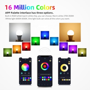App Android controllo vocale del telefono interruttore di temporizzazione della memoria regolazione del colore dimmerabile atmosfera led tuya wifi lampadine intelligenti - Product Image 4