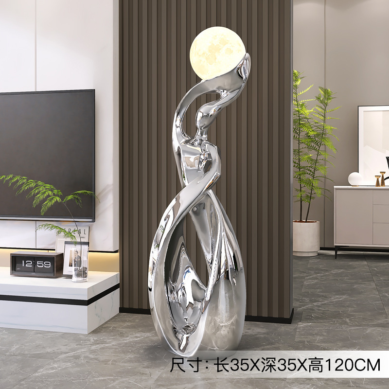 Ornamento del pavimento per il colore argento placcato da donna/alto 1.2m