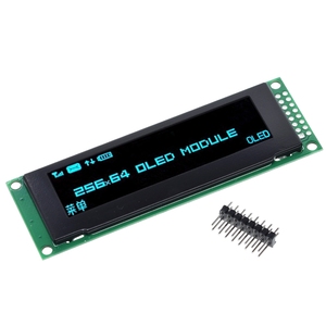 2,8-Zoll-OLED-Display 256*64 25664 Punkte Grafik-LCD-Modul-Bildschirm LCM-Bildschirm SSD1322-Controller Unterstützung SPI für Arduino