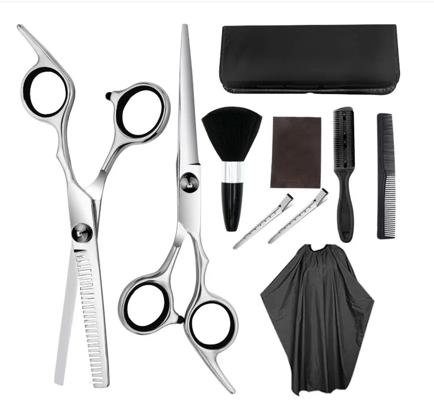 Tijeras profesionales para peluquero, conjunto de herramientas de corte de cabello, tijeras de peluquería para adelgazamiento, gran oferta