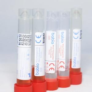 หลอดเก็บตัวอย่างไวรัสขนาดกลางพร้อมก้านสำลี,แบบไม่เปิดใช้งานการขนส่ง - Product Image 2
