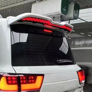 Çatı arka Spoiler kuyruk kanat bagaj dudak ile LED ışık Land Cruiser LC300 için uyar 2022 2023 2024 2025 - Product Image 4