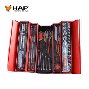 畅销书便携式钢制工具箱，带两个手柄悬臂金属存储工具箱 - Product Image 4