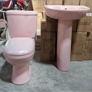 African Cheap Price Modern Design Bathroom Wc Colored <strong>Toilet</strong> Bowl One Piece <strong>Toilet</strong> - Product Image 2
