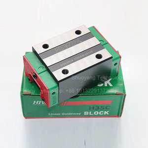 Deslizador de riel de guía lineal Hiwin HGH20 HGH25 HGH30 Material de acero de alta calidad para máquinas CNC Bloques de guía lineal