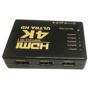 VELLYGOOD 4Kx2K <strong>5</strong> Port <strong>HDMI</strong> Switcher 5x1 <strong>HDMI</strong> <strong>Switch</strong> Box With Remote Control - Product Image 3