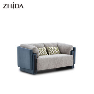 Zhida-Ensemble de canapé italien en velours gris de haute qualité, canapé 3 places de luxe design, ensemble de meubles de salon modernes dorés, ensemble de canapés 3 2 1 - Product Image 6