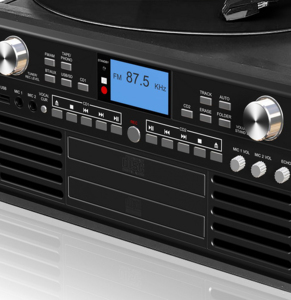 All-in-One Multifunctional Dual CD Record Player and <strong>Recorder</strong> Gramophone - Product Image 5