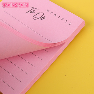 Venta caliente Cute Stickynotes Bloc de notas simples y portátiles Multi Color Plan de alta calidad Sticky Notes010A - Product Image 4