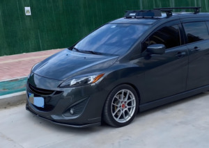 Otomatik vücut sistemleri Pp geniş gövde kiti ön dudak Mazda5 için 2011 2012 2013 2014 2015