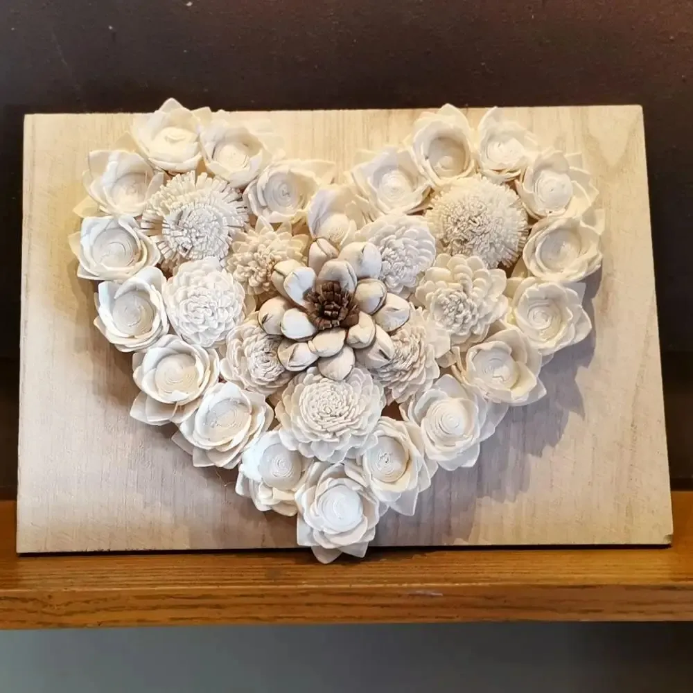 สั่งซื้อดอกไม้โซล่า ไม้ประดิษฐ์โซล่า สําหรับช่างฝีมือ DIY งานแต่งงาน ของตกแต่งบ้าน