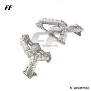 Tuning Free Flow <strong>Header</strong> for PORSCHE 911 992 3.0T 2020-2024 Heat Shield Straight Manifold <strong>Header</strong> Race Exhaust System - Product Image 2