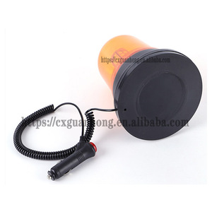 DC12V-24V Security Emergency Rotating Halogen Amber Beacon <strong>Light</strong> Flashing Rotating Warning <strong>Light</strong> Revolving Magnetic Lamp - Product Image 3