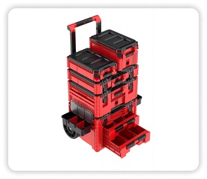 多功能手推车工具箱/多合一五金工具箱/带轮式工具车 - Product Image 2