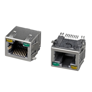 Tab up-conector ethernet de Red Eléctrica, conector RJ45 de 8 pines, conector modular rj45, conector hembra pcb 8P8C rj45, 1 puerto - Product Image 3
